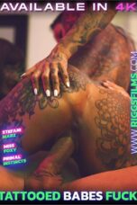 Tattooed Babes Share a Cock HD porn movie online
