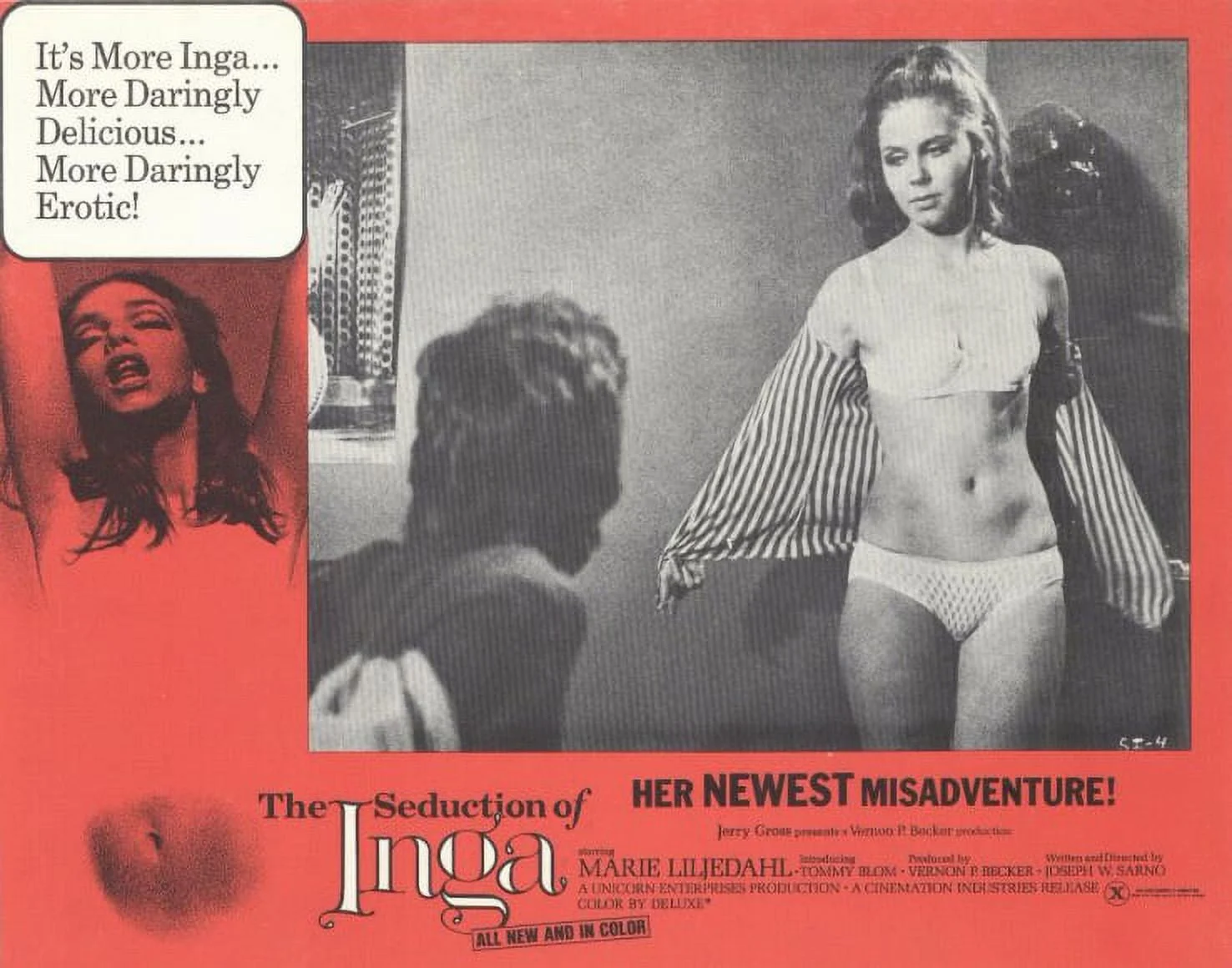 Inga 2: The Seduction Continues (1973) Sweden Vintage Porn Movies
